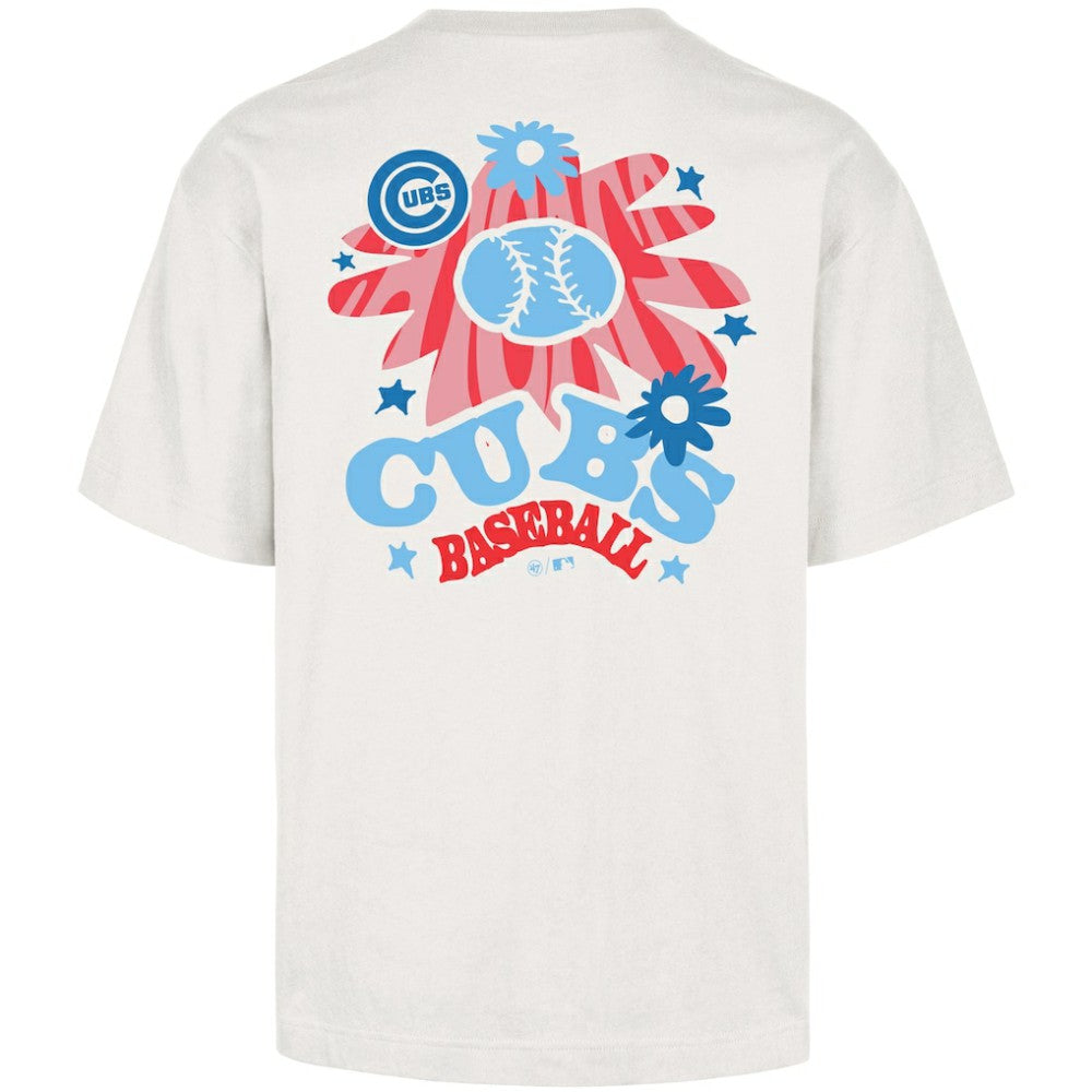 Chicago Cubs Flora Foundation T-Shirt Cream | 47 brand