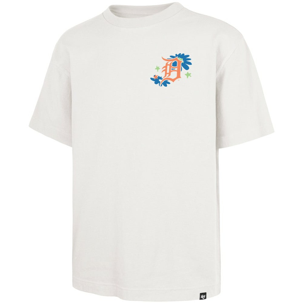 Detroit Tigers Flora Foundation T-Shirt Cream | 47 brand