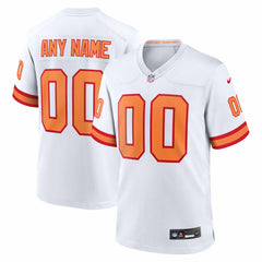 76 Tampa Bay Buccaneers Youth 50th Season Custom Game Jersey - White