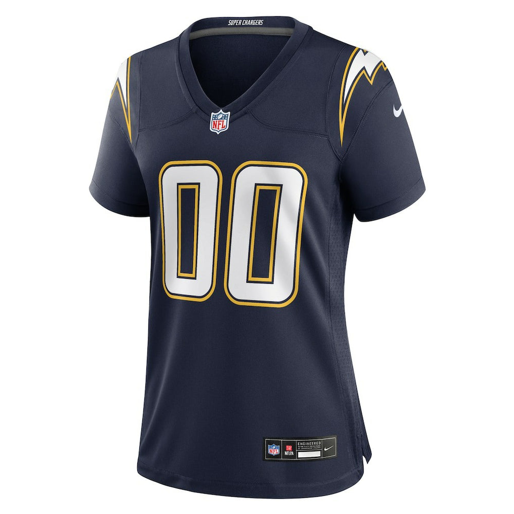 Los Angeles Chargers Women's Alternate Super Chargers Game Custom Jersey - Navy
