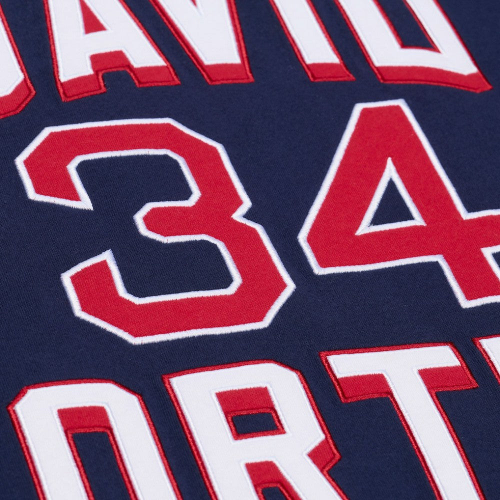 David Ortiz Boston Red Sox Player Collection Premium T-Shirt Navy | Mitchell & Ness