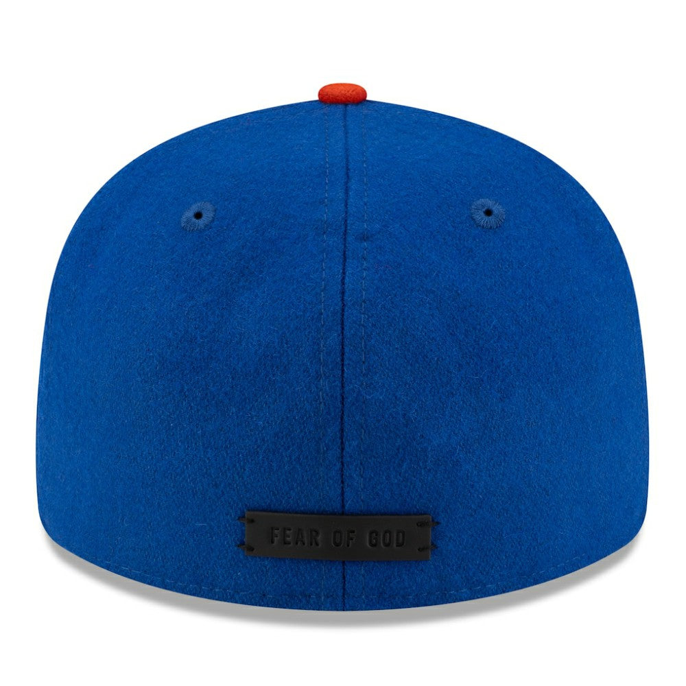 New York Mets x Fear of God x MLB Wool 59FIFTY Fitted Hat Royal | New Era