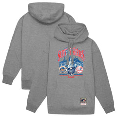 New York Yankees vs. New York Mets 2000 World Series Pullover Hoodie Heather Gray | Mitchell & Ness