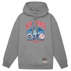 New York Yankees vs. New York Mets 2000 World Series Pullover Hoodie Heather Gray | Mitchell & Ness