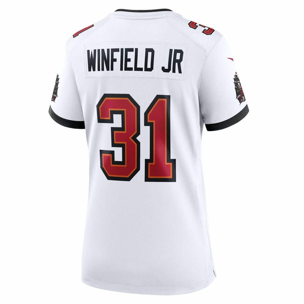 Antoine Winfield Jr. Tampa Bay Buccaneers Women's 50th Season Patch Game Jersey - White