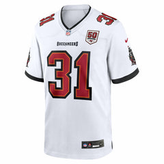 Antoine Winfield Jr. Tampa Bay Buccaneers 50th Season Patch Game Jersey - White