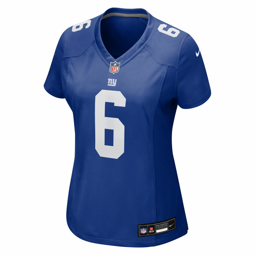 Jaxson Dart New York Giants Women's Team Game Jersey - Royal