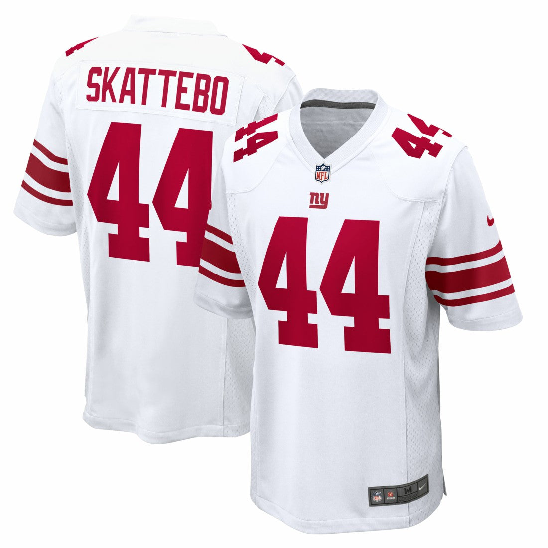 Cam Skattebo New York Giants Game Jersey - White