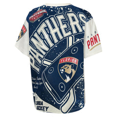 Florida Panthers Outerstuff Youth Top Player T-Shirt Cream