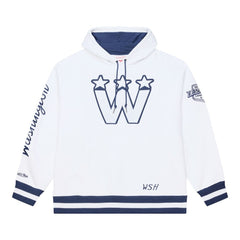 Washington Capitals Mitchell & Ness Arctic Fleece Hoodie White