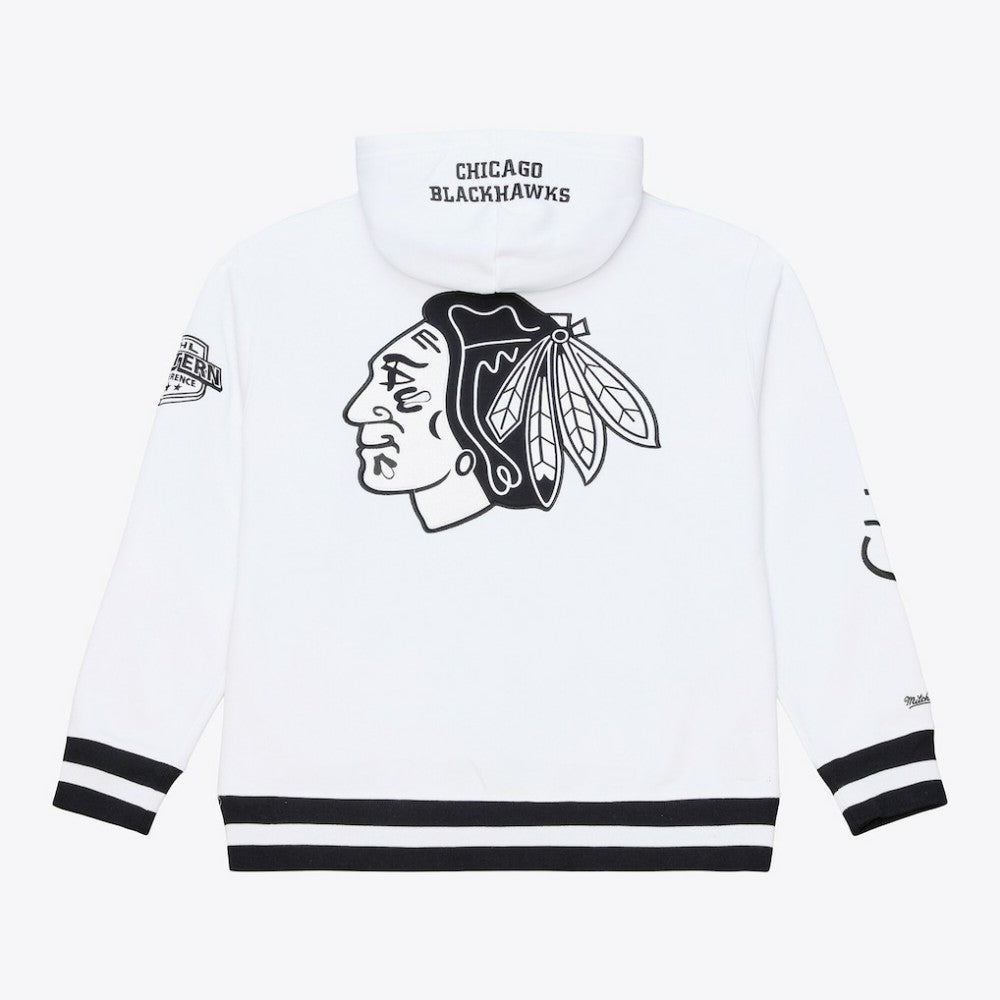 Chicago Blackhawks Mitchell & Ness Arctic Fleece Hoodie White