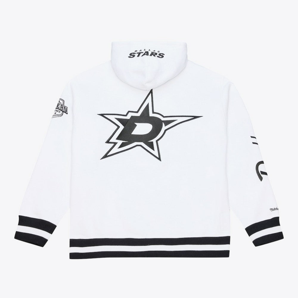 Dallas Stars Mitchell & Ness Arctic Fleece Hoodie White
