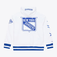 New York Rangers Mitchell & Ness Arctic Fleece Hoodie White