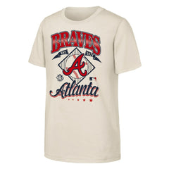 Atlanta Braves Outerstuff Youth Triple Hit T-Shirt Natural