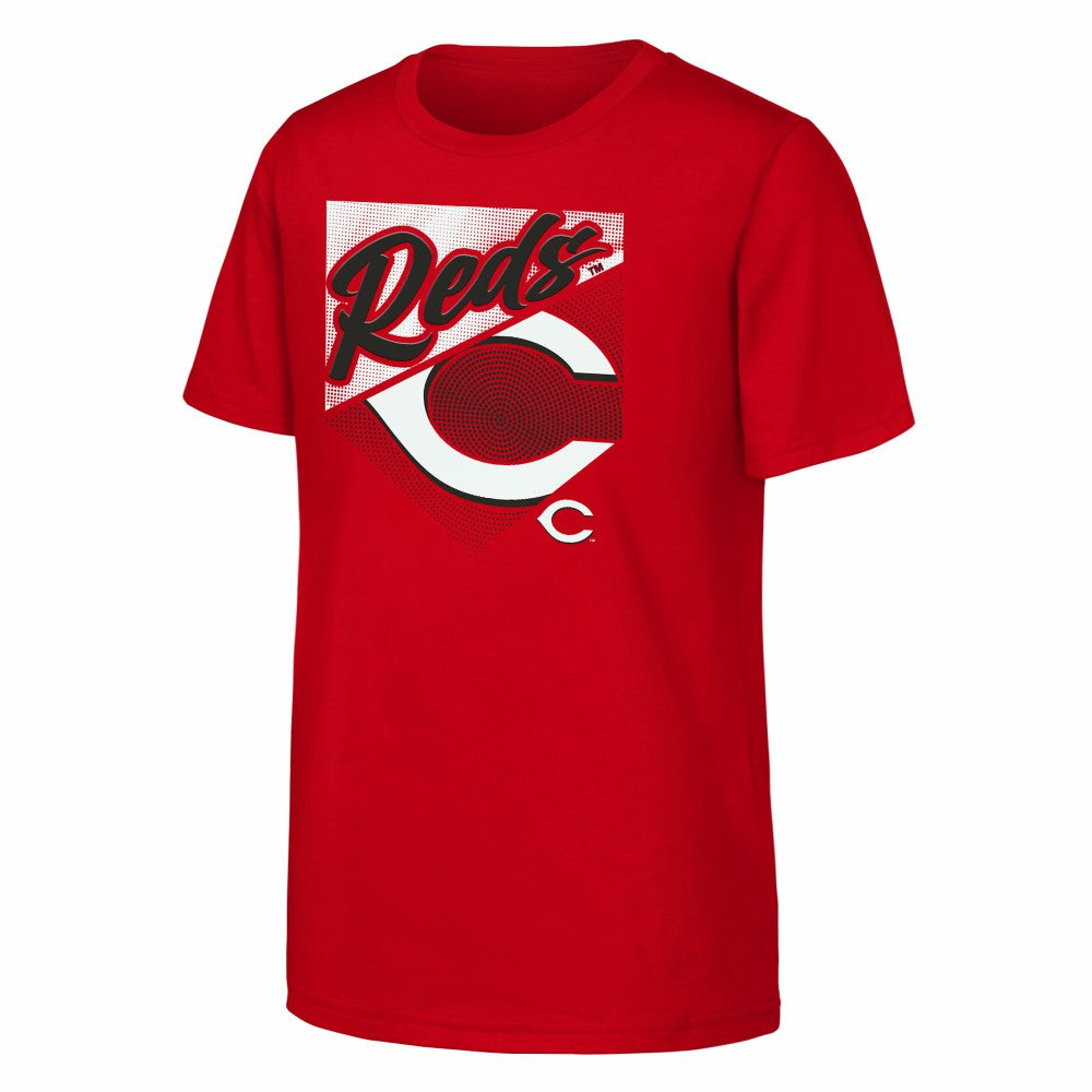 Cincinnati Reds Outerstuff Youth Prime Plate T-Shirt Red