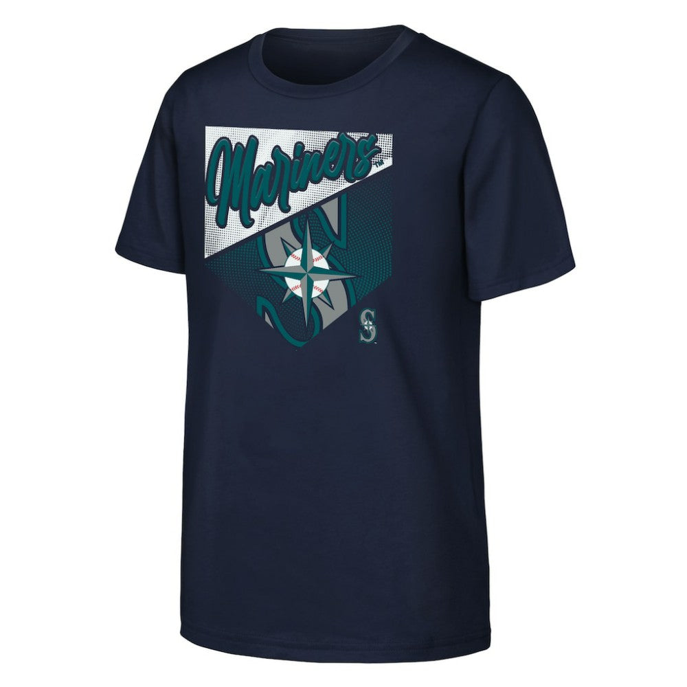 Seattle Mariners Outerstuff Youth Prime Plate T-Shirt Navy