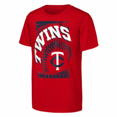 Minnesota Twins Outerstuff Youth Speed Pitch T-Shirt Red