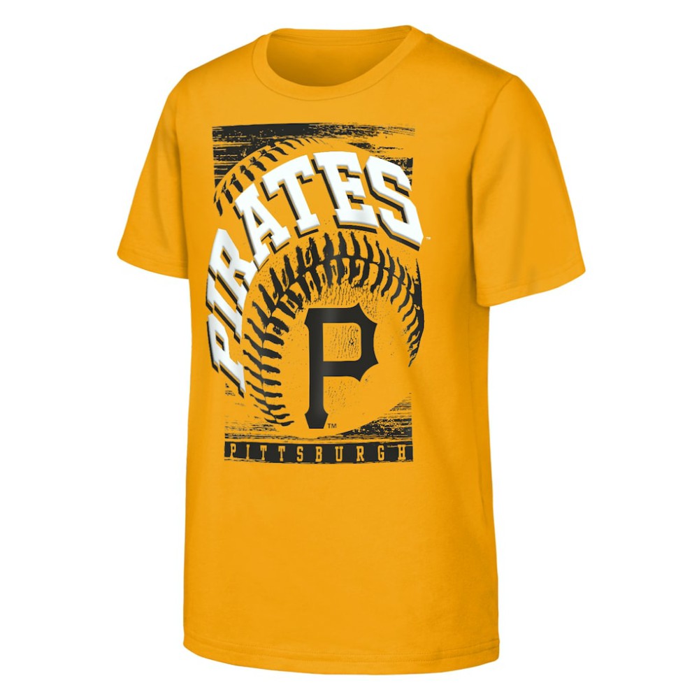 Pittsburgh Pirates Outerstuff Youth Speed Pitch T-Shirt Gold