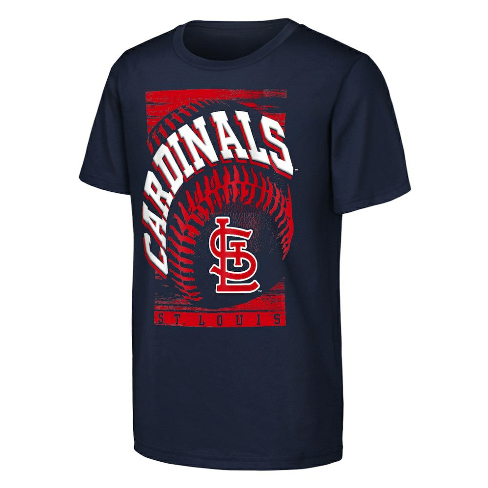 St. Louis Cardinals Outerstuff Youth Speed Pitch T-Shirt Navy