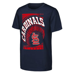 St. Louis Cardinals Outerstuff Youth Speed Pitch T-Shirt Navy