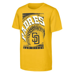 San Diego Padres Outerstuff Youth Speed Pitch T-Shirt Gold
