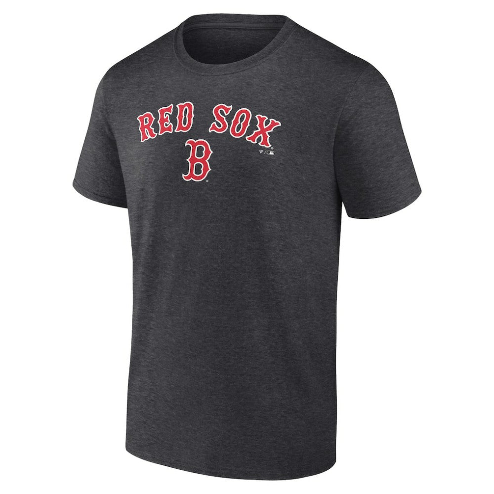Boston Red Sox Team Lockup T-Shirt Charcoal