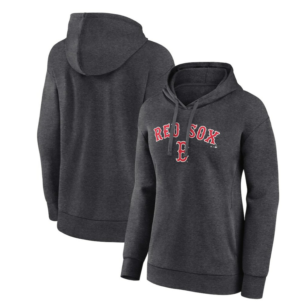 Boston Red Sox Women's Team Lockup Hoodie Charcoal