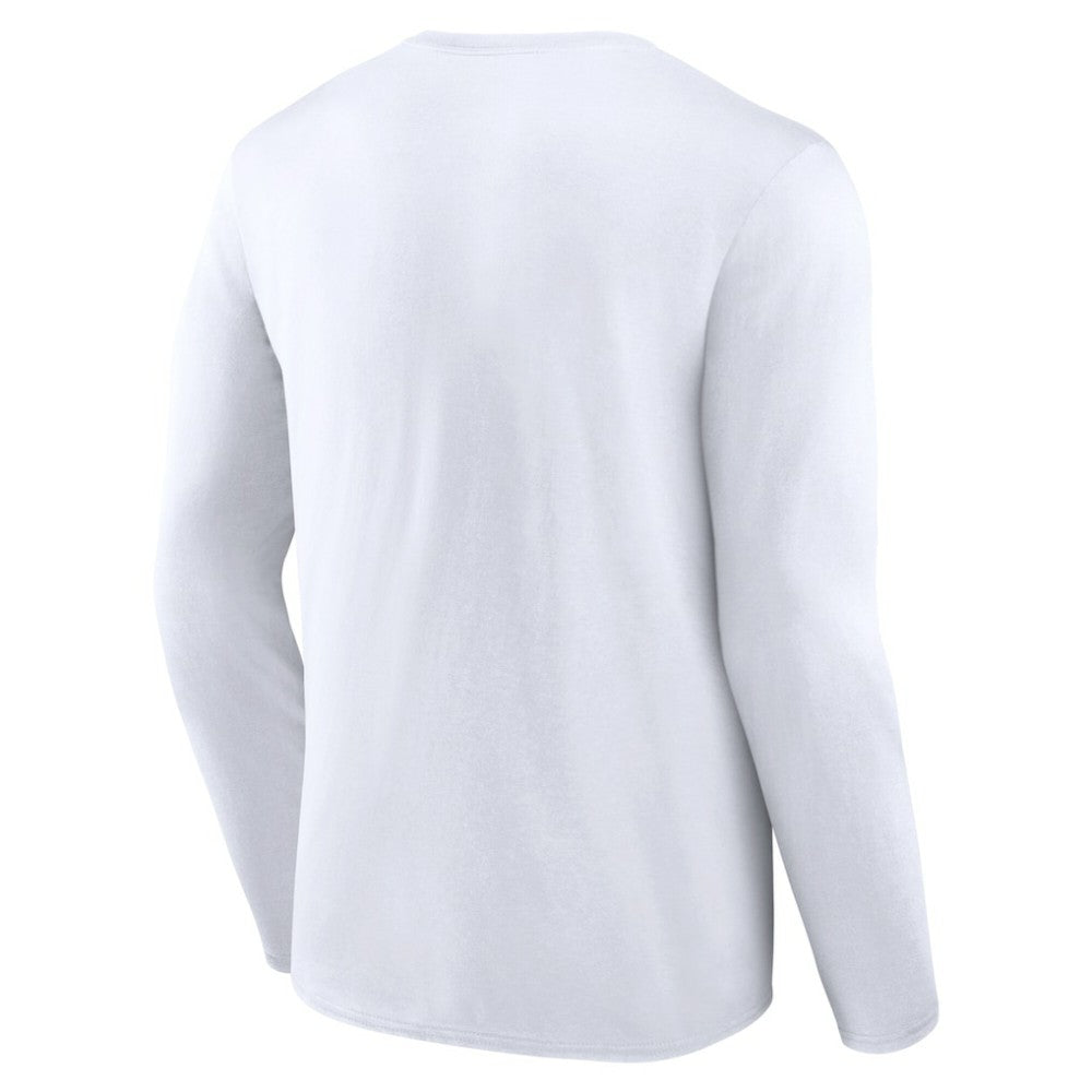 Boston Red Sox Team Lockup Long Sleeve T-Shirt White