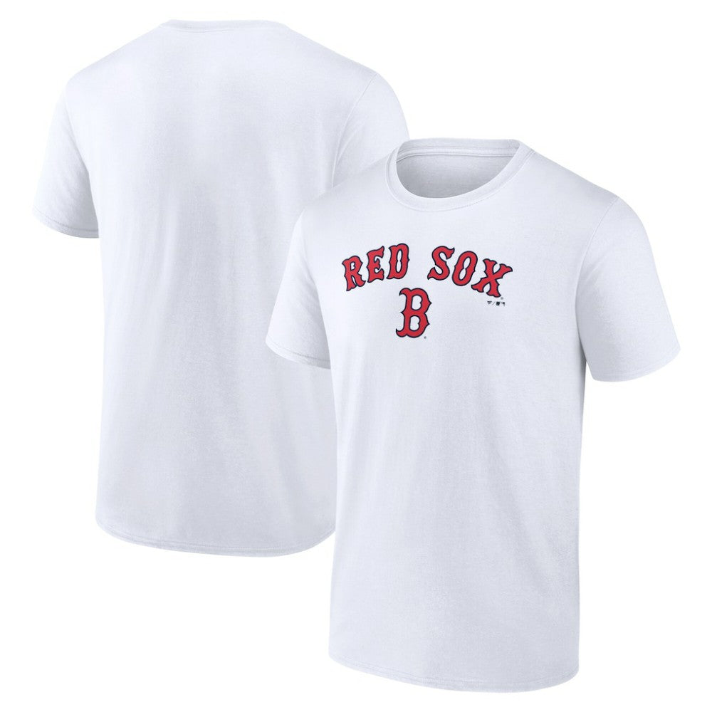 Boston Red Sox Team Lockup T-Shirt White