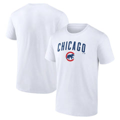 Chicago Cubs Team Lockup T-Shirt White