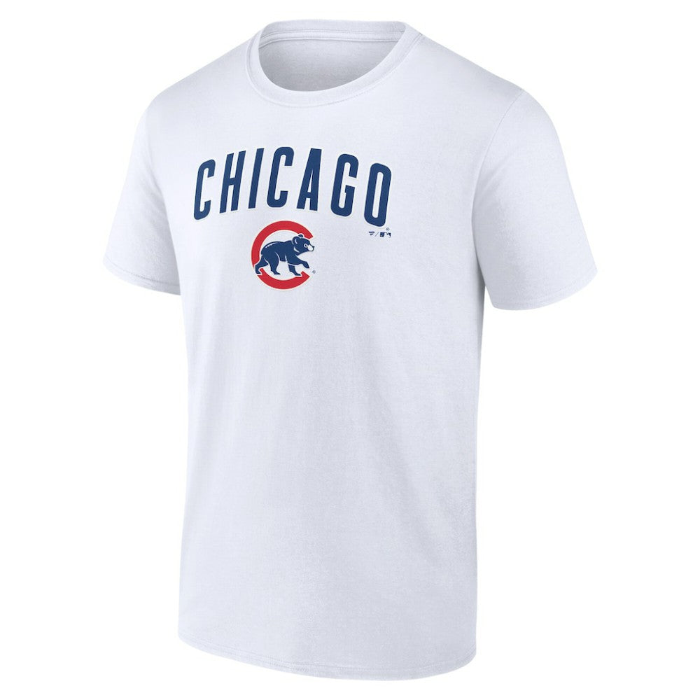 Chicago Cubs Team Lockup T-Shirt White