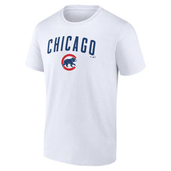 Chicago Cubs Team Lockup T-Shirt White
