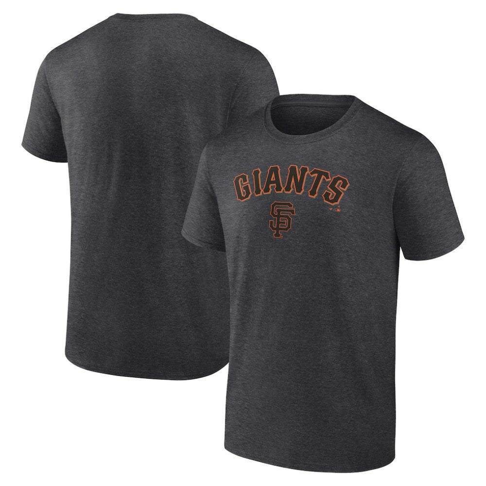 San Francisco Giants Team Lockup T-Shirt Charcoal