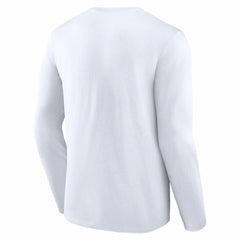 Cincinnati Reds Team Lockup Long Sleeve T-Shirt White