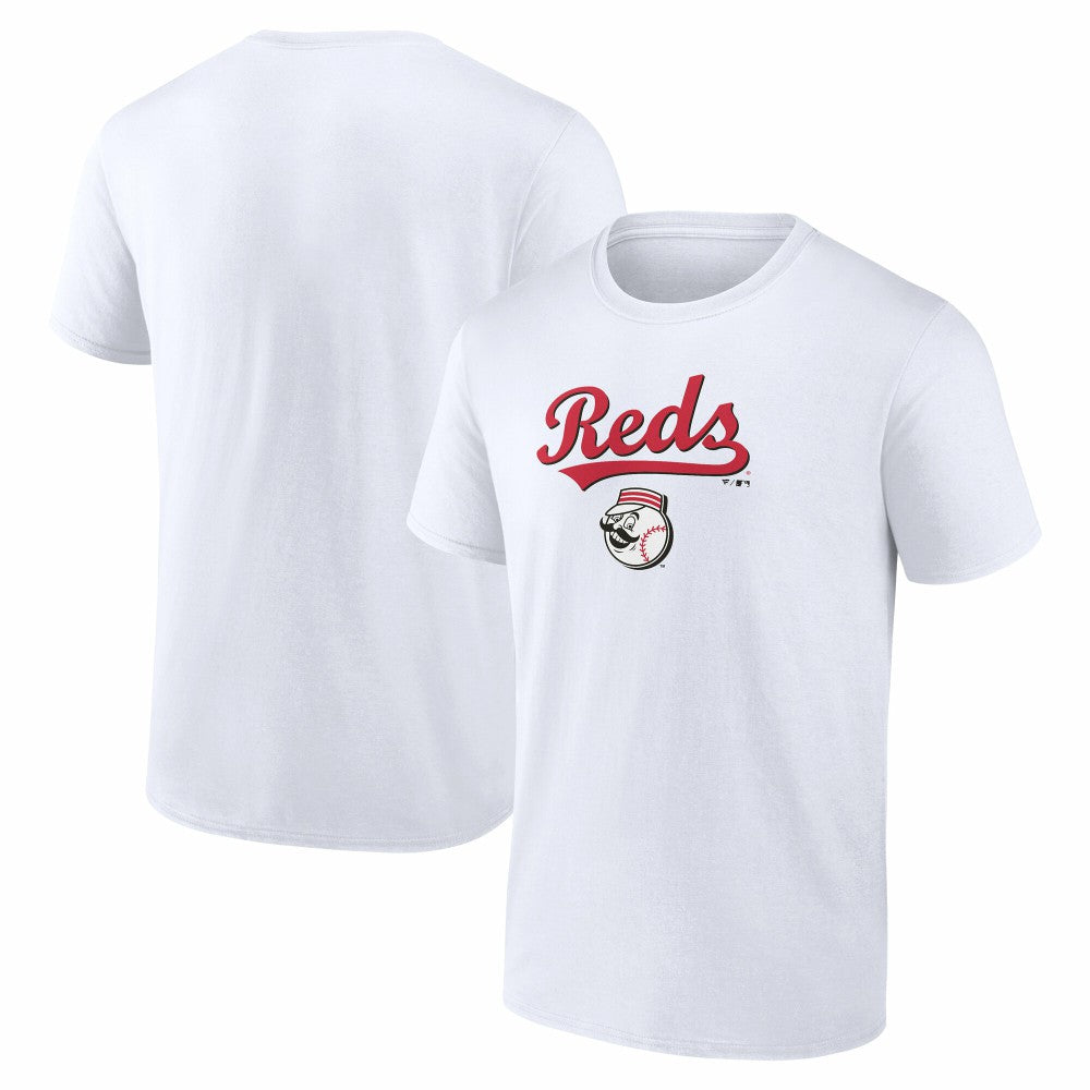 Cincinnati Reds Team Lockup T-Shirt White