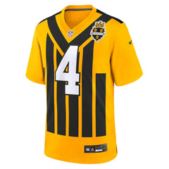DK Metcalf Pittsburgh Steelers Alternate 1933 Throwback Game Jersey - Gold