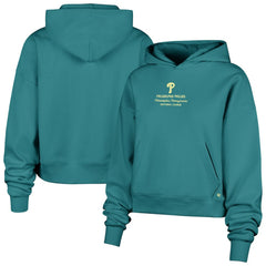 Philadelphia Phillies Women's Contemporary Basics Anderson Foundation Hoodie Teal | 47 brand