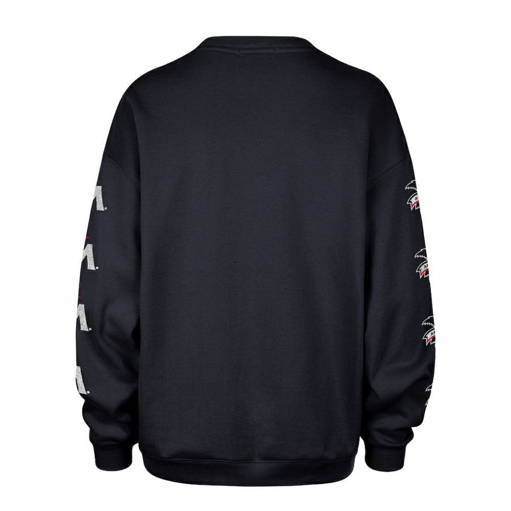 Minnesota Twins Women's Trendy Team Go Big Oversized Sweatshirt Navy | 47 brand