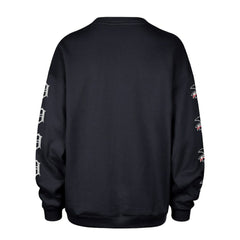 Detroit Tigers Women's Trendy Team Go Big Oversized Sweatshirt Navy | 47 brand