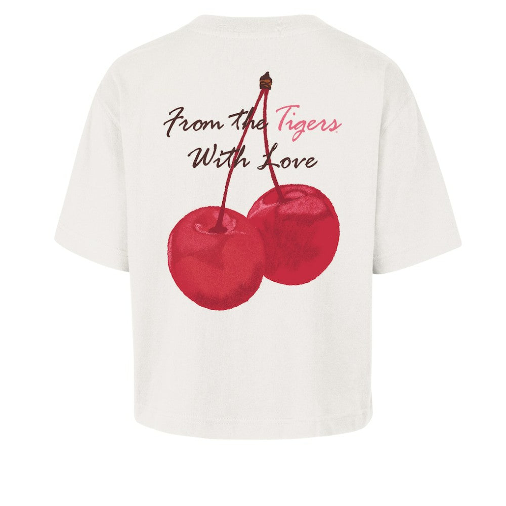 Detroit Tigers Women's Love Letter Reed City T-Shirt Cream | 47 brand