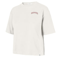 Milwaukee Brewers Women's Love Letter Reed City T-Shirt Cream | 47 brand
