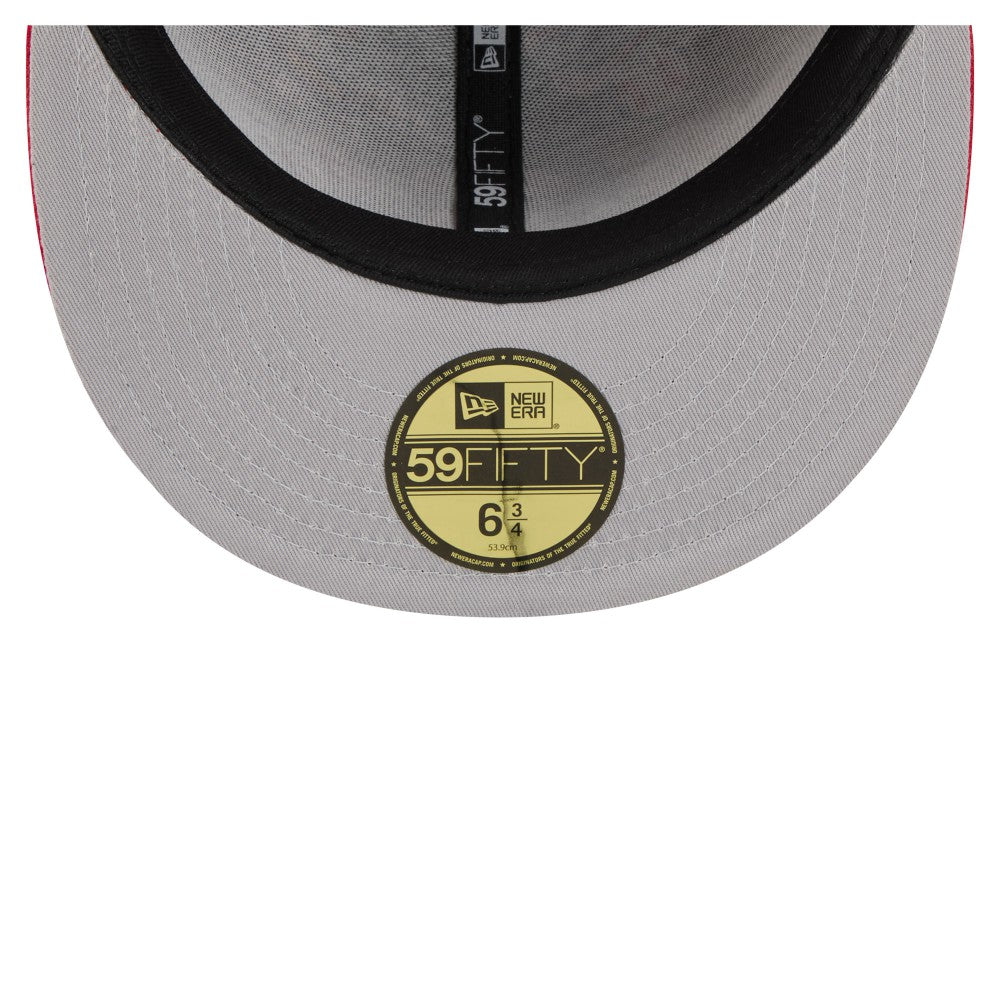 Los Angeles Angels All Over 59FIFTY Fitted Hat Red | New Era
