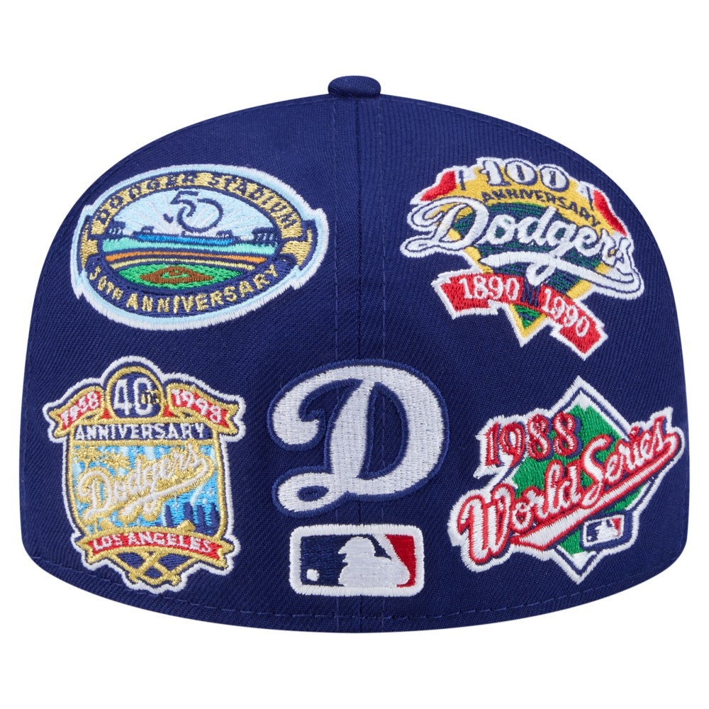 Los Angeles Dodgers All Over 59FIFTY Fitted Hat Royal | New Era