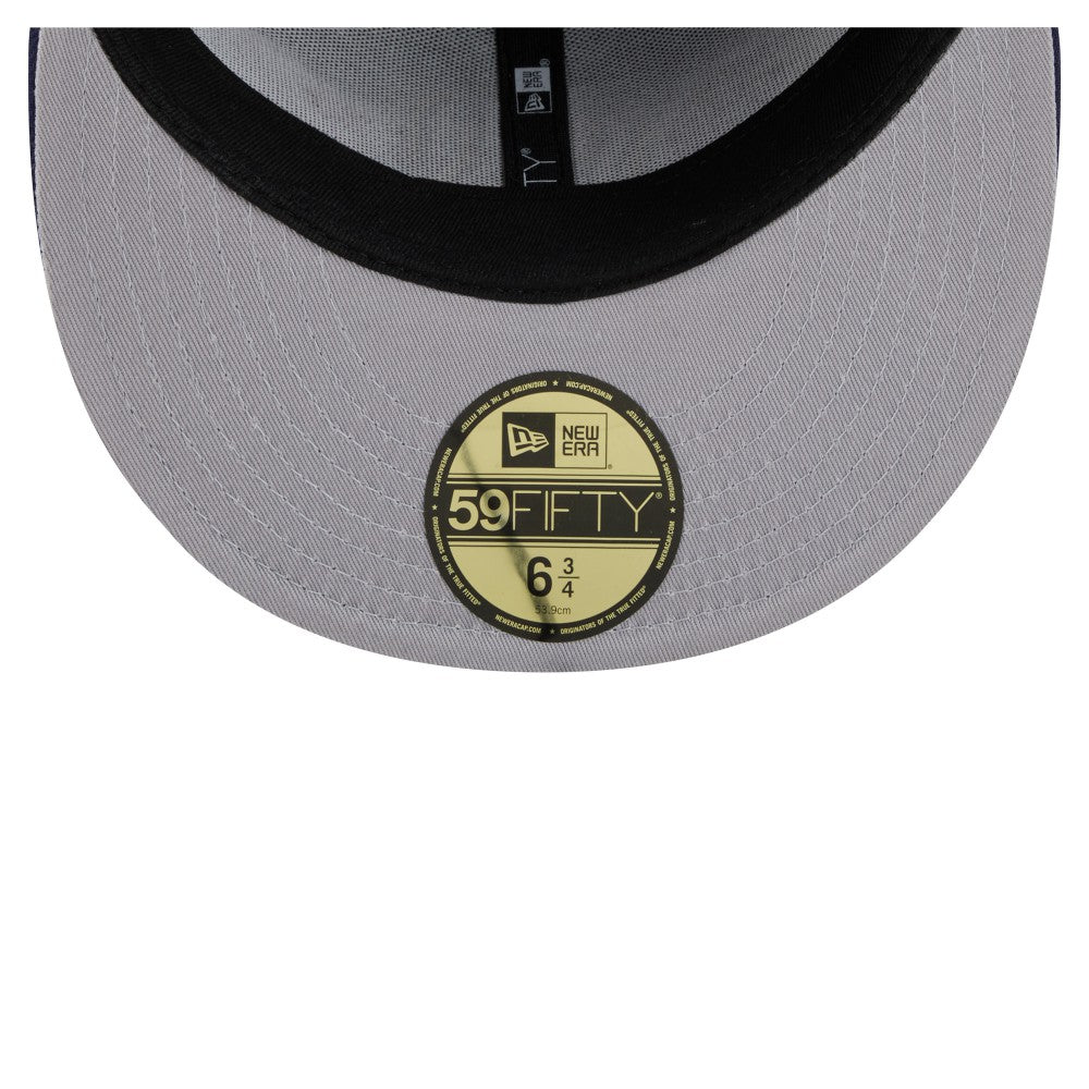 Milwaukee Brewers All Over 59FIFTY Fitted Hat Navy | New Era