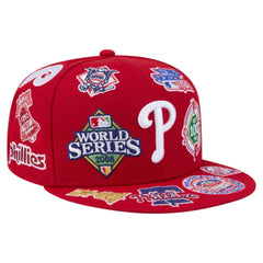 Philadelphia Phillies All Over 59FIFTY Fitted Hat Red | New Era