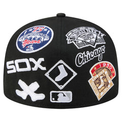 Chicago White Sox All Over 59FIFTY Fitted Hat Black | New Era