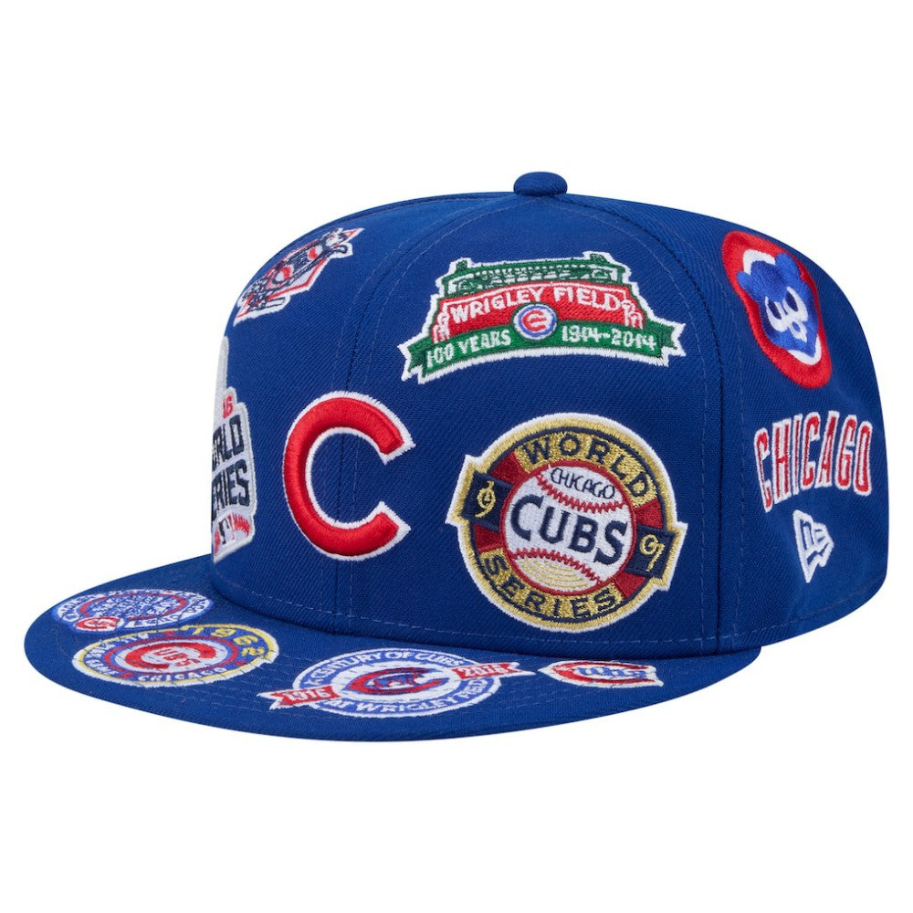 Chicago Cubs All Over 59FIFTY Fitted Hat Royal | New Era