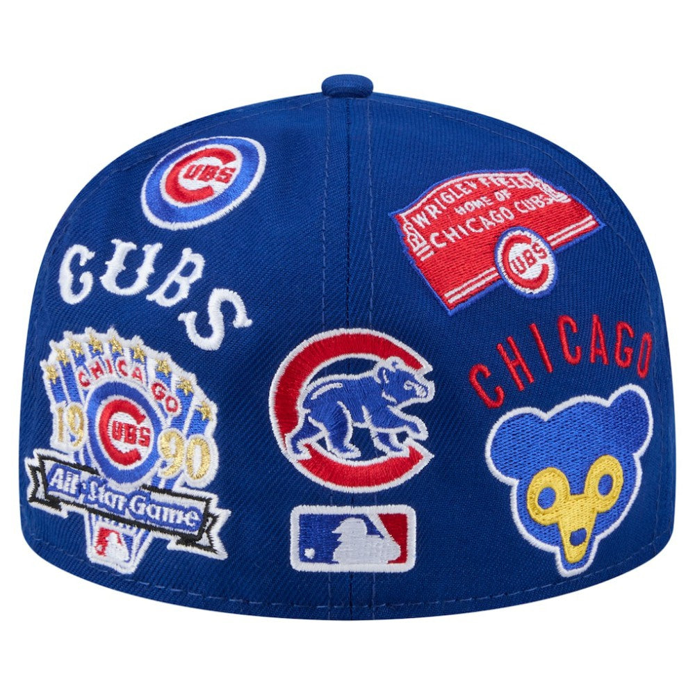 Chicago Cubs All Over 59FIFTY Fitted Hat Royal | New Era