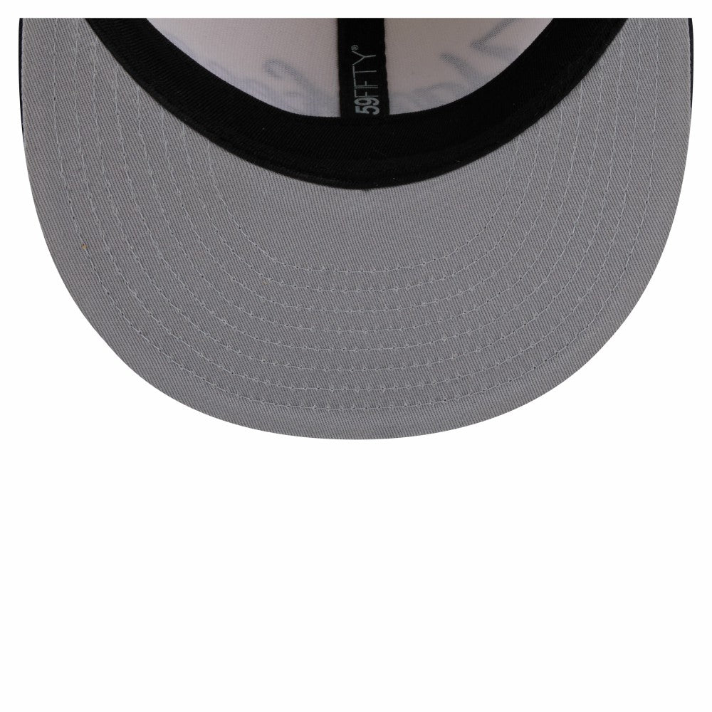 New York Yankees Two-Tone Stitch 59FIFTY Fitted Hat Cream | New Era
