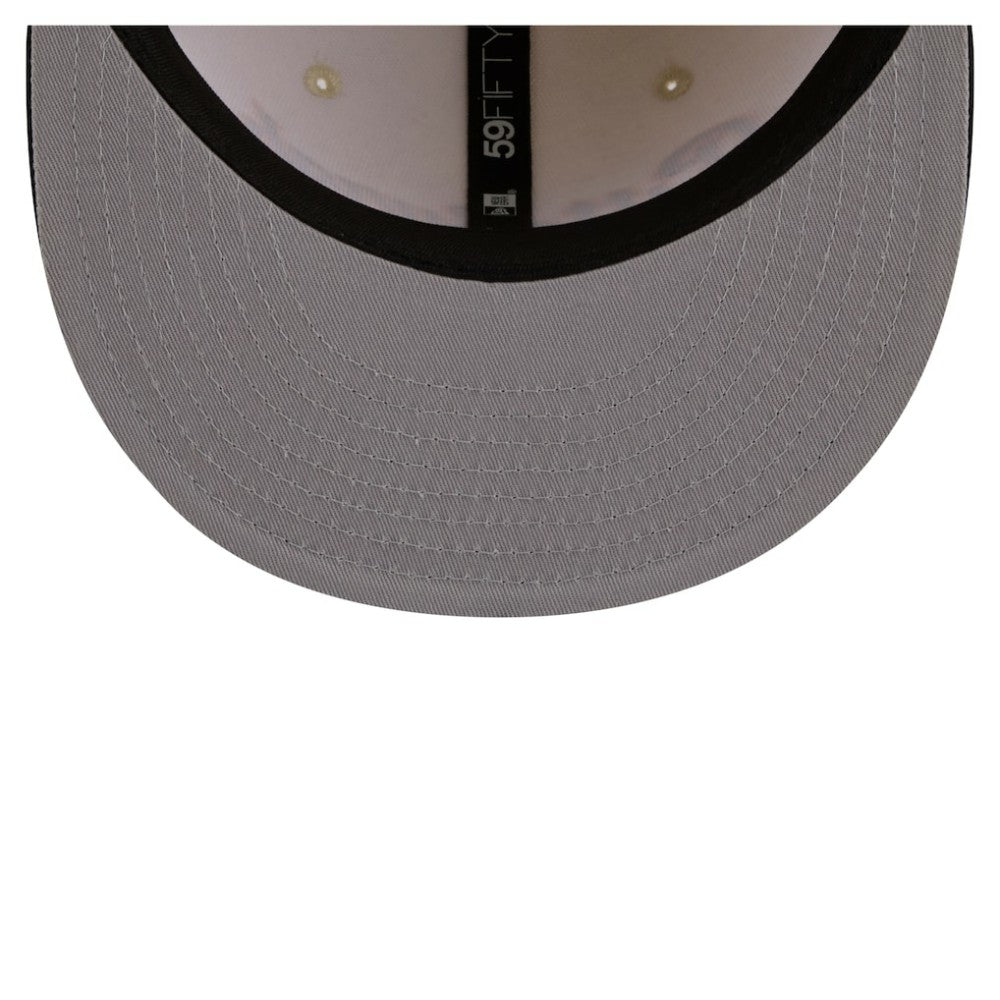 Pittsburgh Pirates Two-Tone Stitch 59FIFTY Fitted Hat Cream | New Era